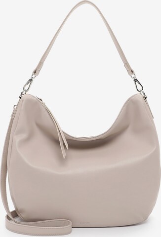 Borsa a spalla 'RUE 09' di Emily & Noah in beige: frontale