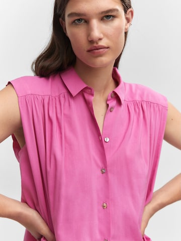 MANGO Blouse 'MORGANA' in Roze