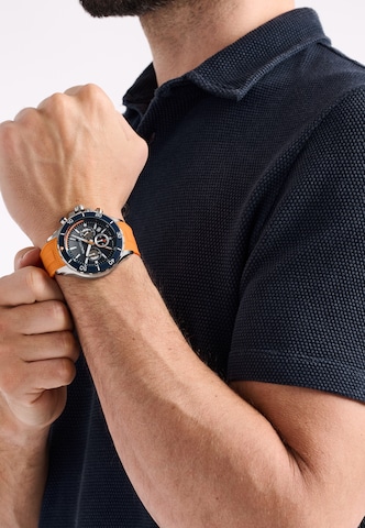 Montre à affichage analogique 'NST' NAUTICA en orange : devant