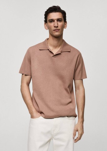 MANGO MAN Pullover 'Lino' in Pink: Vorderseite