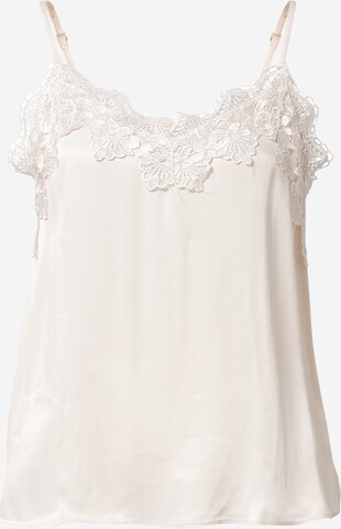 Warehouse Top 'Cami' in Beige: front