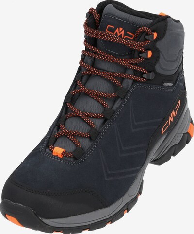 CMP Boots 'Melnick Mid 3Q18587' en bleu marine / gris / orange, Vue avec produit