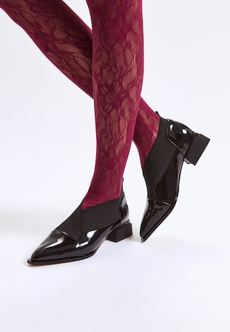 CESARE GASPARI Slipper in Schwarz