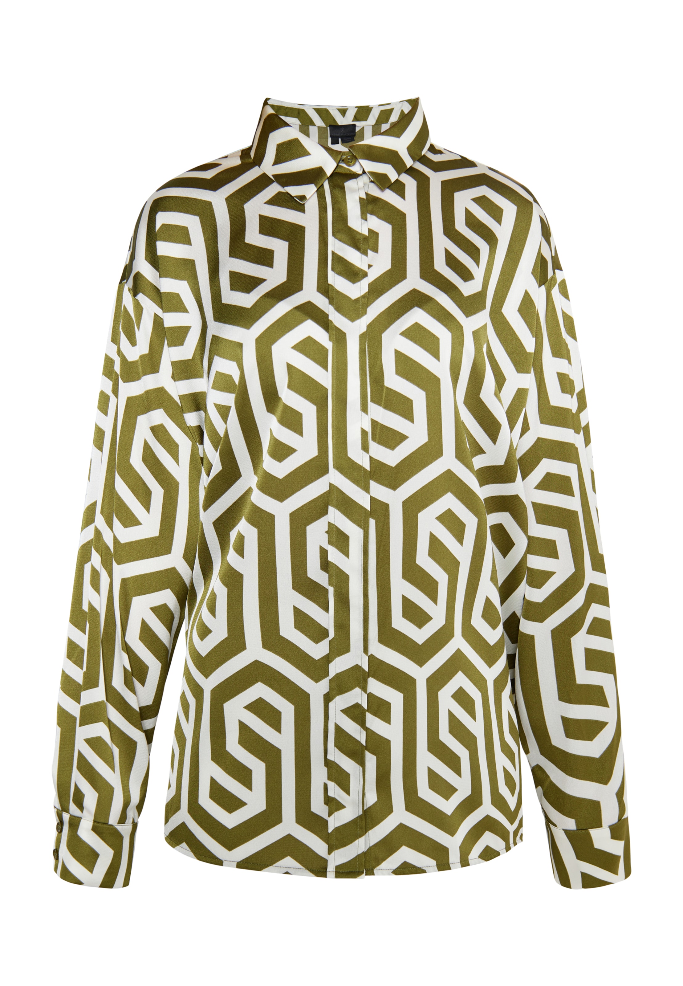 DreiMaster Klassik Blúzka - Zelená: predná strana