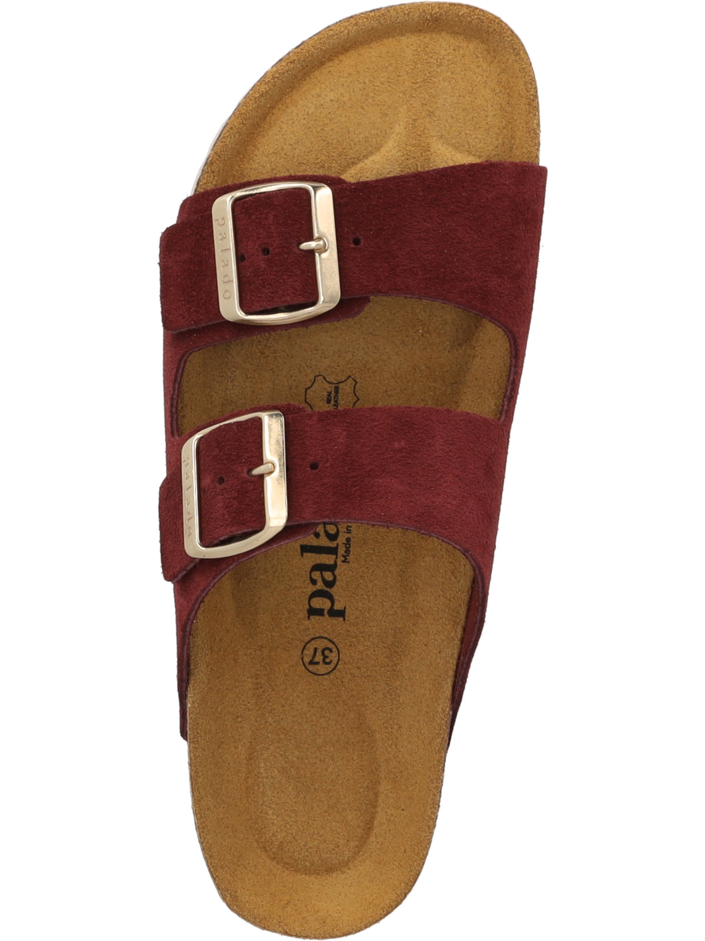 Palado Mule 'Palado Korfu Suede Premium Leather' in Red