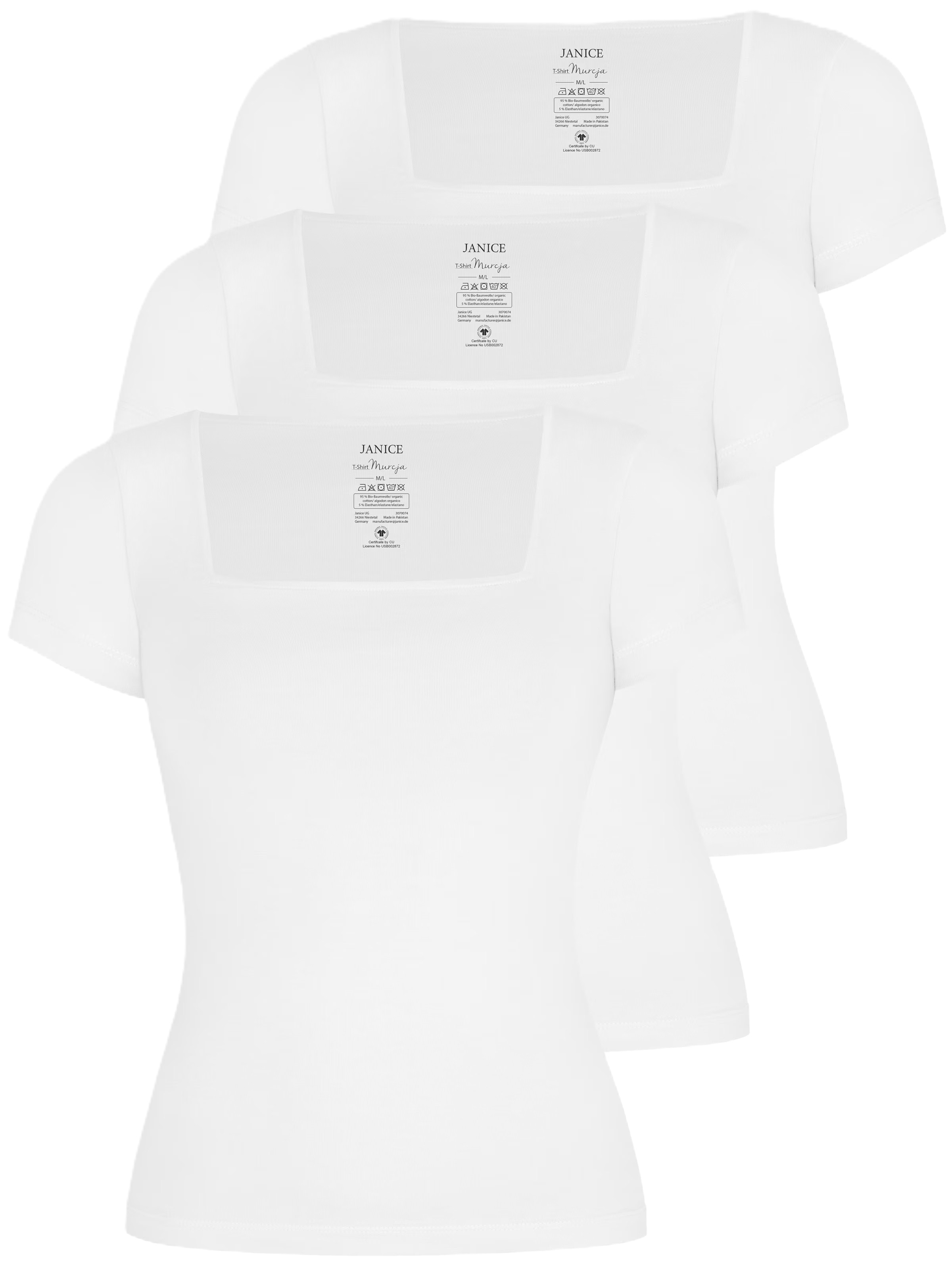 Janice Shirt in White: front