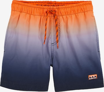WE Fashion Swimming shorts in Blue: front