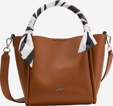 s.Oliver Handbag in Brown: front