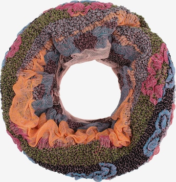 MYMO Kruhový šál 'Nelice' - zmiešané farby: predná strana