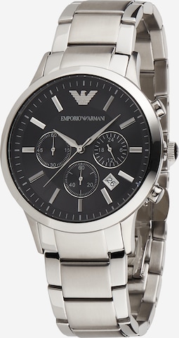 sidabrinė Emporio Armani Analoginis (įprasto dizaino) laikrodis: priekis
