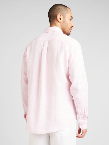 FYNCH-HATTON Regular fit Button Up Shirt in Pink