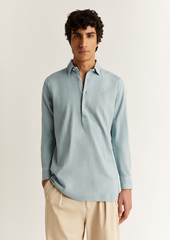 Scalpers Regular fit Button Up Shirt 'Polera' in Blue