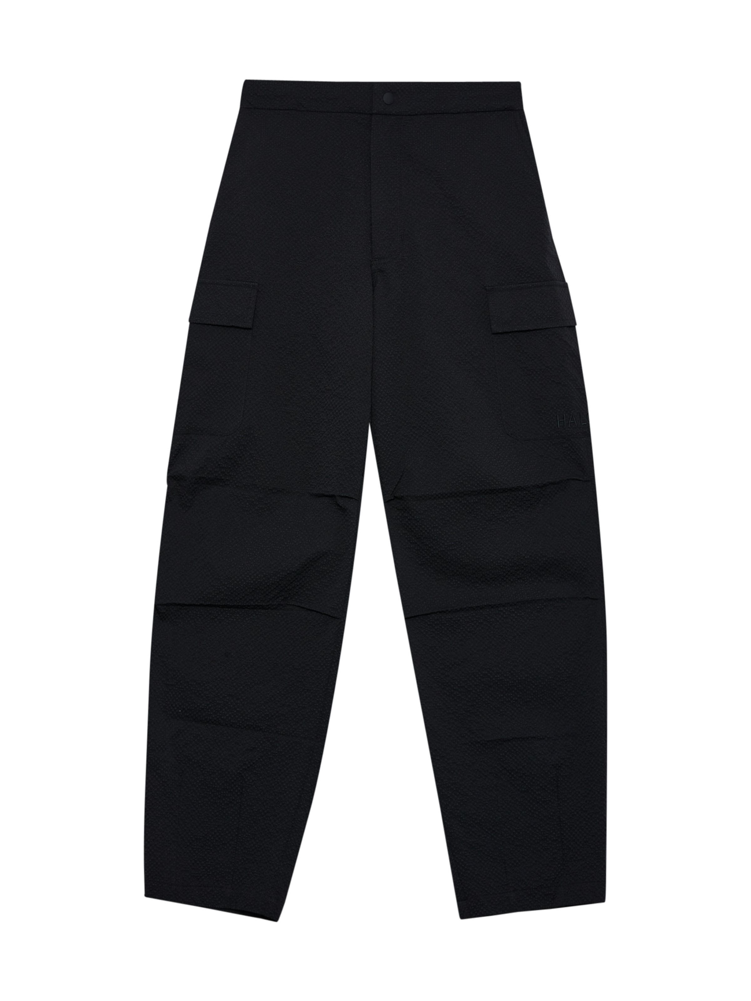 HALO Loosefit Broek in Zwart: voorkant