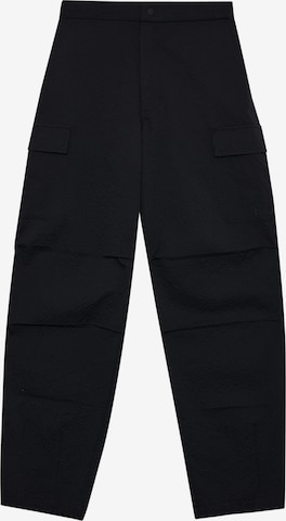 Loosefit Pantalon HALO en noir : devant