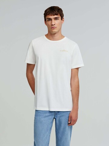 T-Shirt Scalpers en blanc : devant