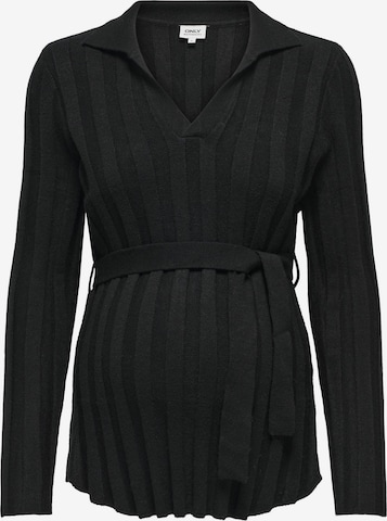 Only Maternity Sweater 'OLMAnneliese' in Black: front