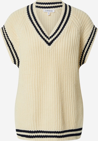 EDITED Sweater 'Brooklyn' in Beige: front