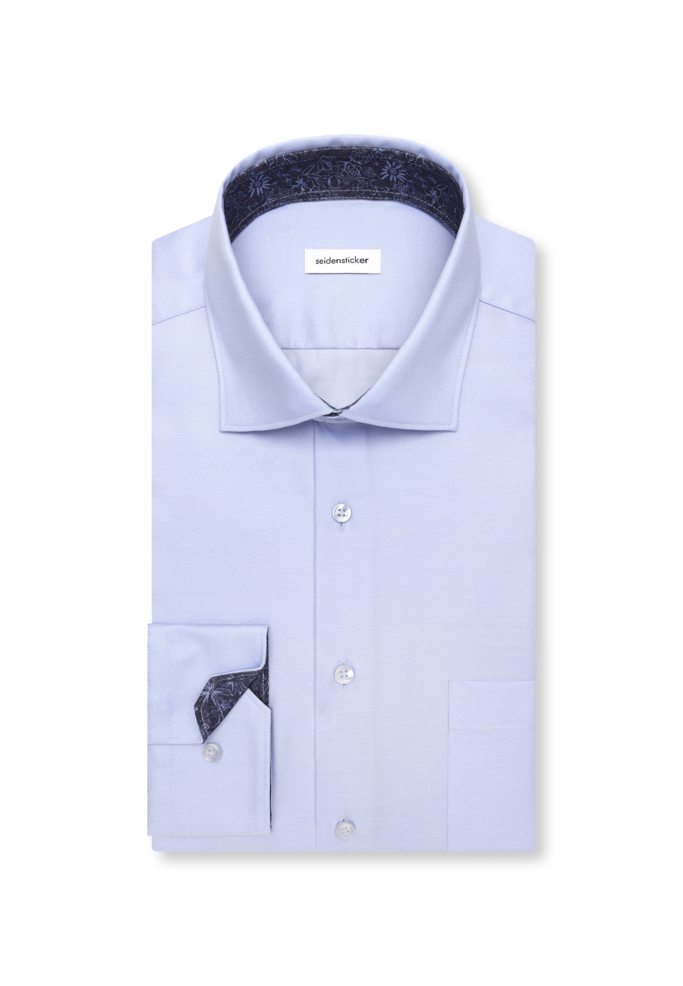 SEIDENSTICKER Regular Fit Businesshemd in Blau