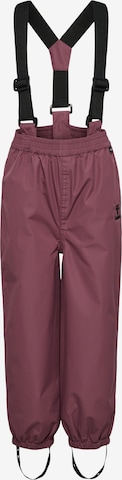 Hummel Regular Outdoor Pants in Purple: front