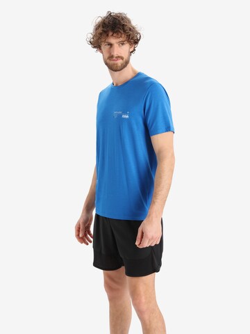 T-Shirt fonctionnel 'Tech Lite II Alpine Zone' ICEBREAKER en bleu