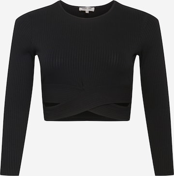 ABOUT YOU Curvy Shirt 'Juna Shirt' in Black: front