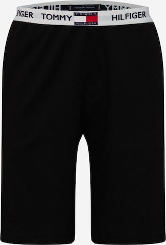 Pantalon de pyjama Tommy Hilfiger Underwear en noir : devant