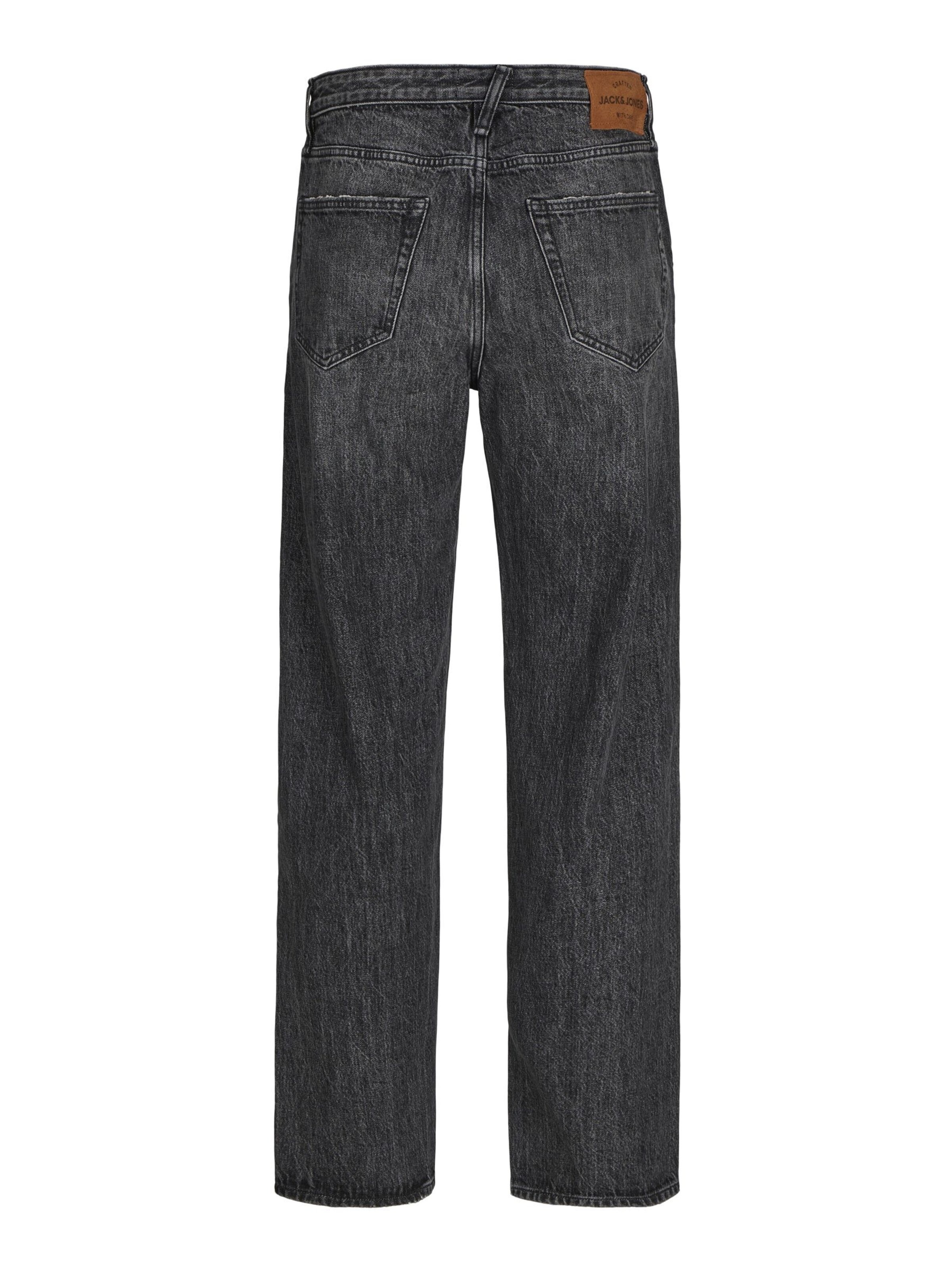 JACK & JONES Regular Jeans 'EDDIE' in Zwart