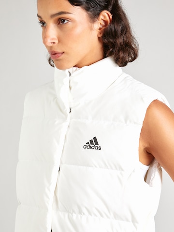 Gilet sportivo 'Helionic' di ADIDAS SPORTSWEAR in bianco