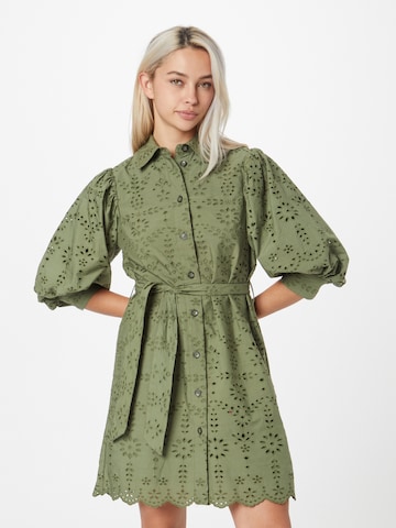 SCOTCH & SODA Košilové šaty – zelená: přední strana