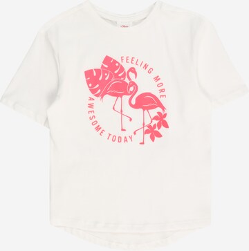 s.Oliver - Camiseta en blanco: frente