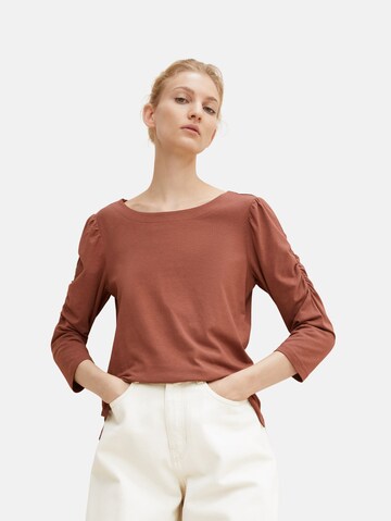 T-shirt TOM TAILOR en marron