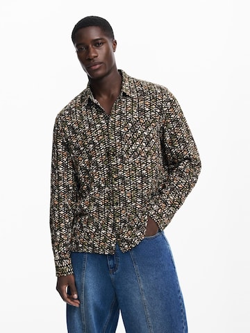 Coupe regular Chemise Desigual en vert : devant