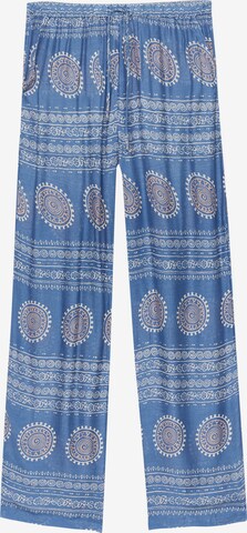 Pull&Bear Loosefit Broek in Blauw: voorkant