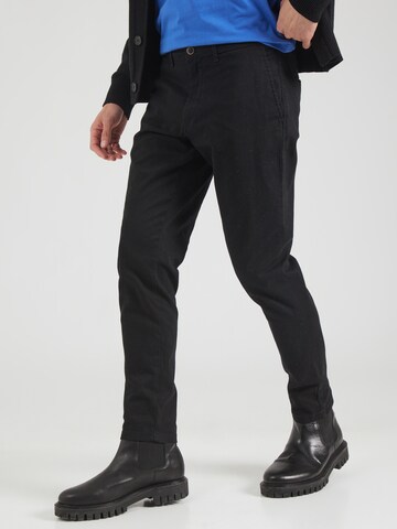 Slimfit Pantaloni chino 'JREBMICHAEL' di JJ Rebel in nero: frontale