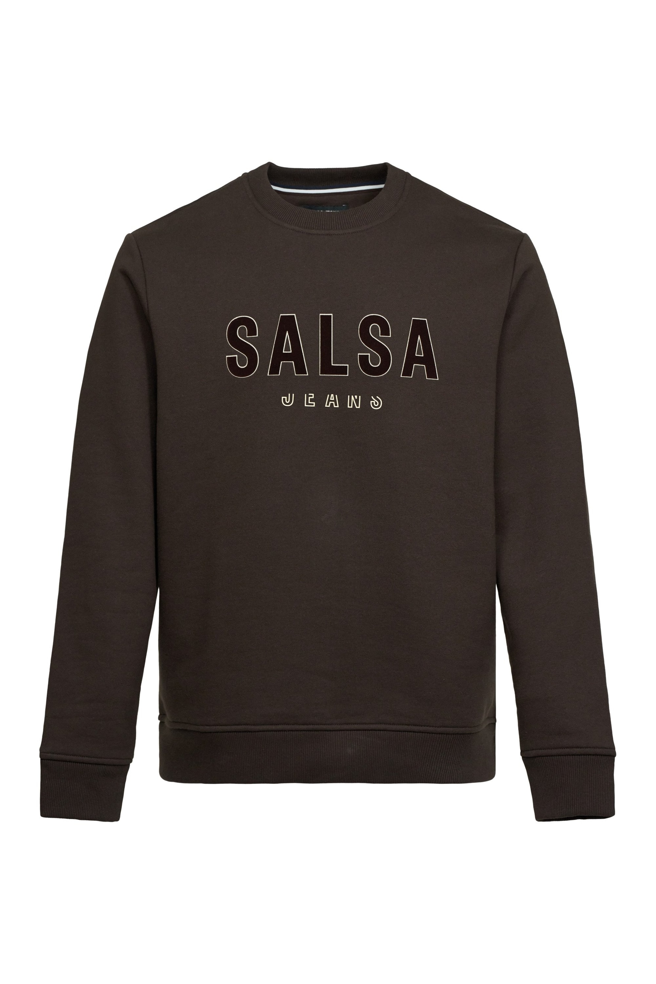 Salsa Jeans Sweatshirt in Braun: Vorderseite