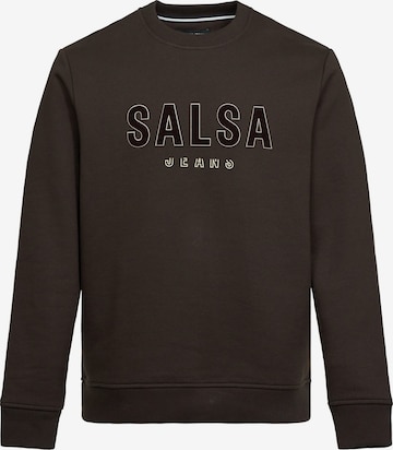 Salsa Jeans Sweatshirt in Braun: Vorderseite