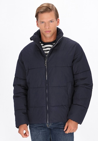 DreiMaster Maritim Between-season jacket in Blue: front