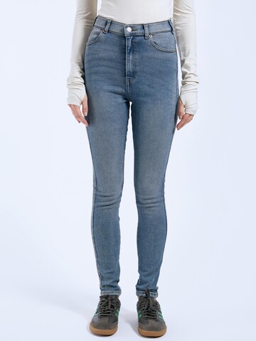 Dr. Denim Skinny Jeans 'Moxy High Skinny' in Blauw