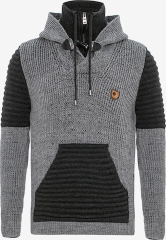 CIPO & BAXX Sweater in Grey: front