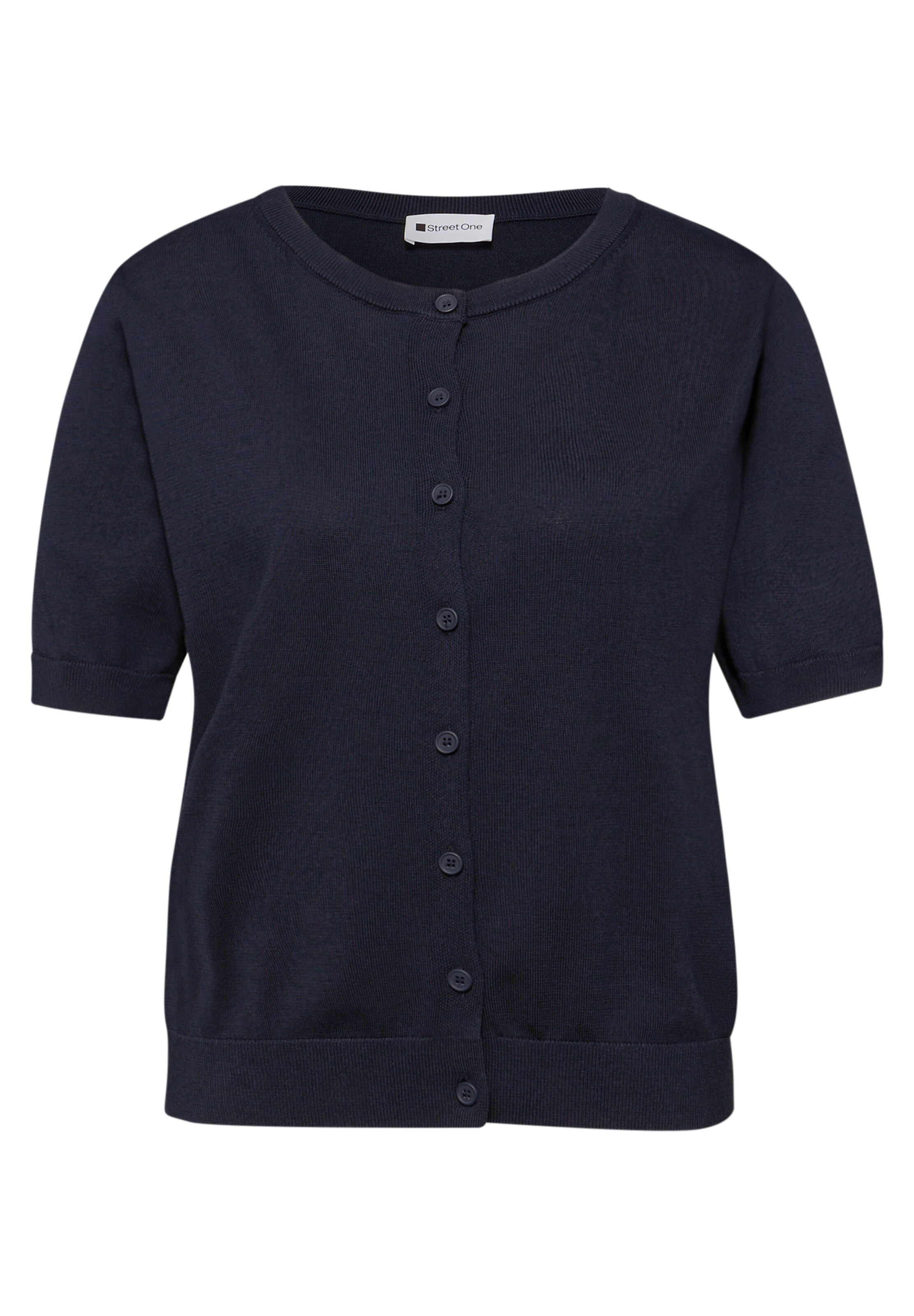 STREET ONE Strickjacke in Blau: Vorderseite