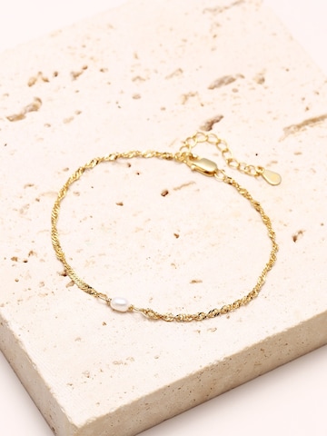 Hey Happiness Bracelet 'Perlenzauber' in Gold