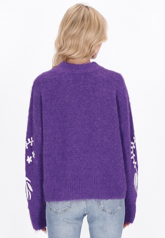 Pull-over IZIA en violet