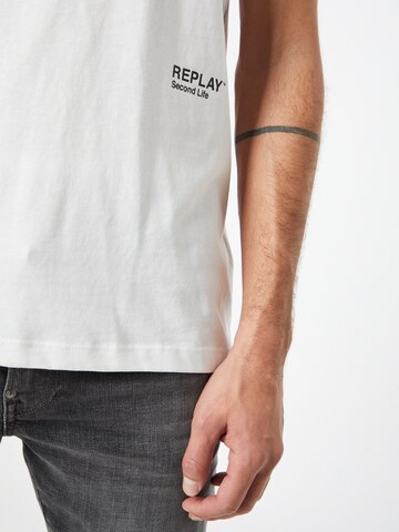 REPLAY Shirt in Wit
