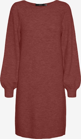 Robes en maille 'LEFILE' VERO MODA en rouge : devant