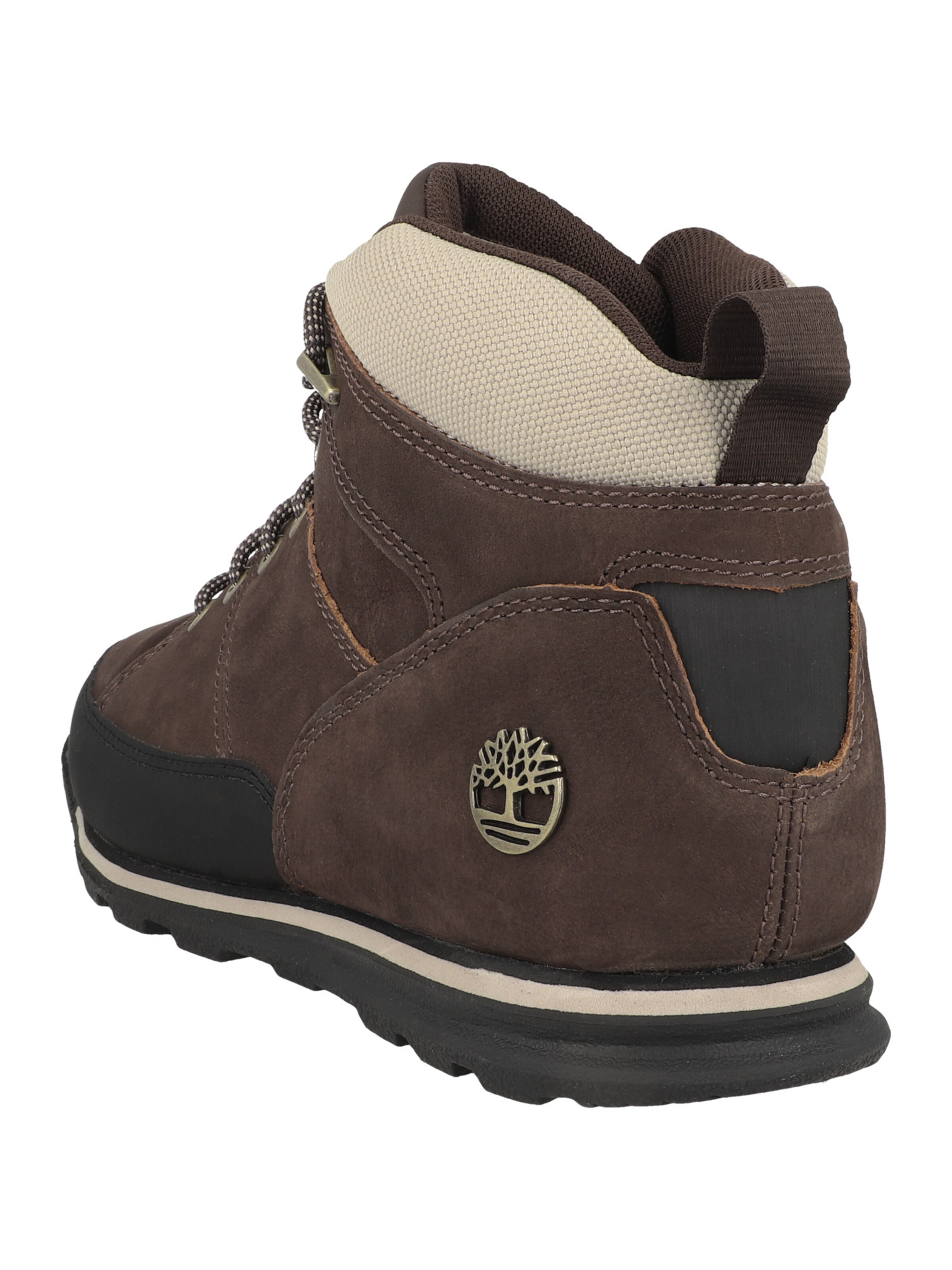 TIMBERLAND Lace-up boots 'Euro Rock Mid Hiker' in Brown