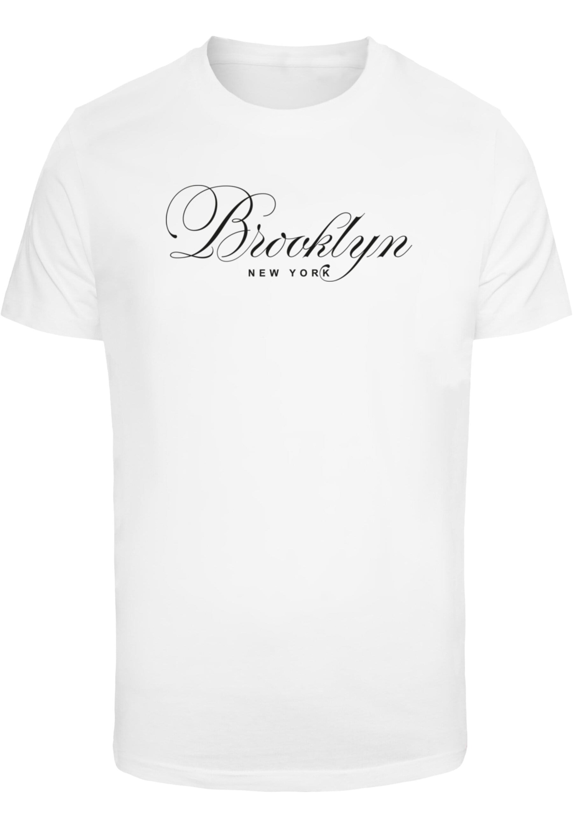 Mister Tee Shirt 'NY Brooklyn' in White: front