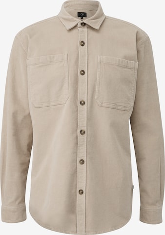 Fit confort Chemise QS en beige : devant