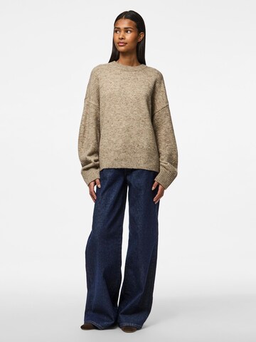 PIECES Pullover 'Nora' in Beige