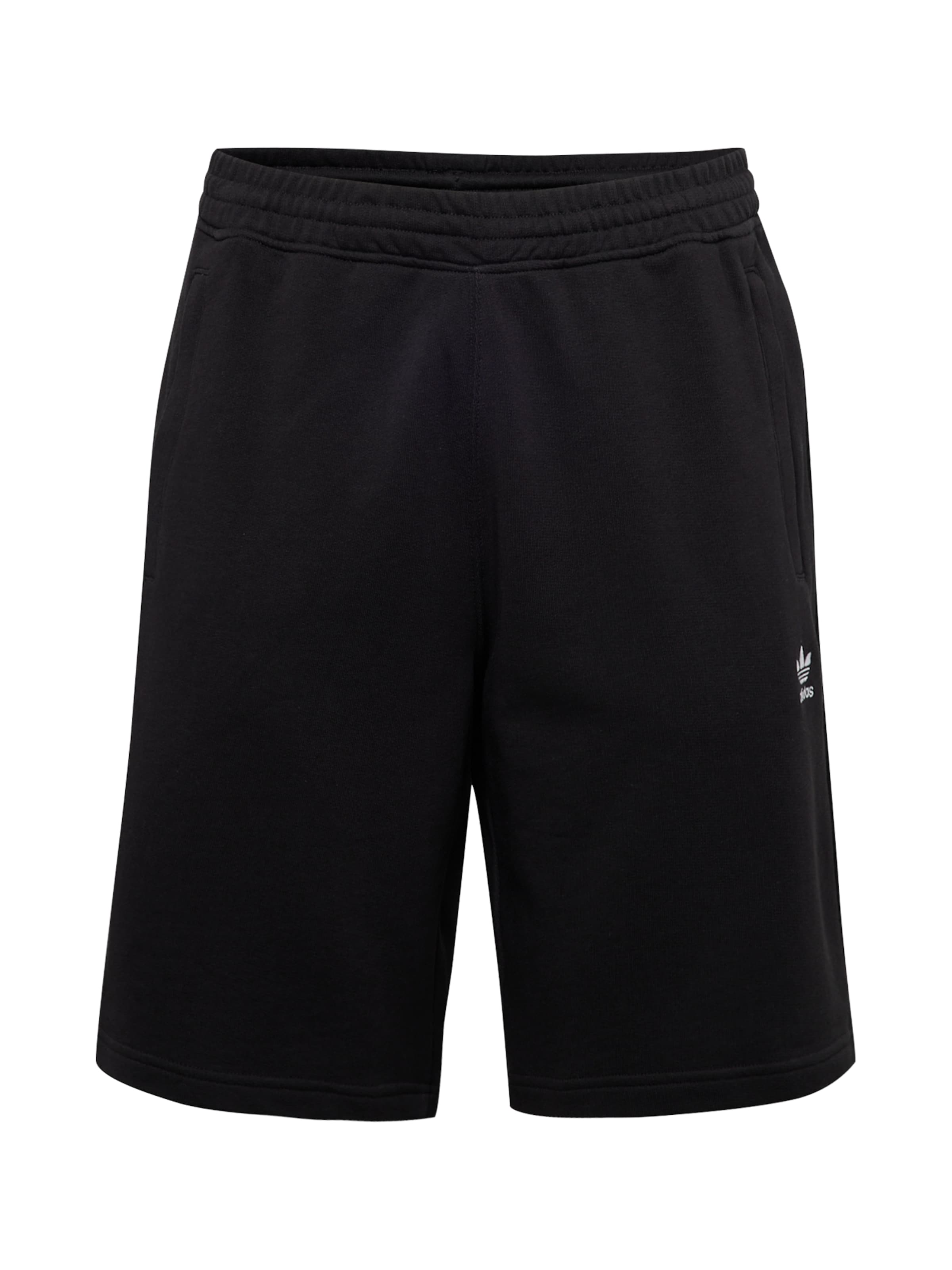 Regular Pantaloni 'Essentials Trefoil' de la ADIDAS ORIGINALS pe negru: față