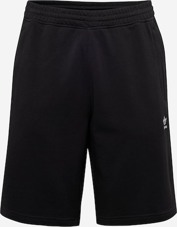 ADIDAS ORIGINALS - regular Pantalón 'Essentials' en negro: frente